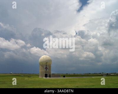 Doppler Weather Surveillance Radar In Shape Of Soccer Ball Stock Photo ...