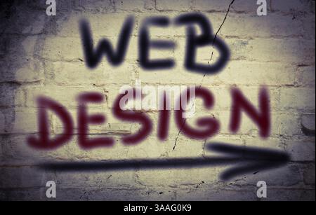 Web Design Concept Stock Photo