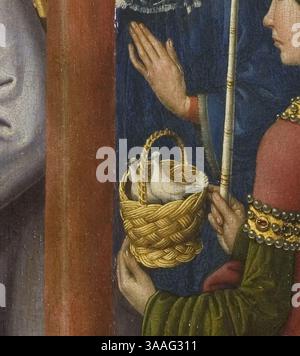 Jacques Daret - Altarpiece of the Virgin (detail Stock Photo - Alamy