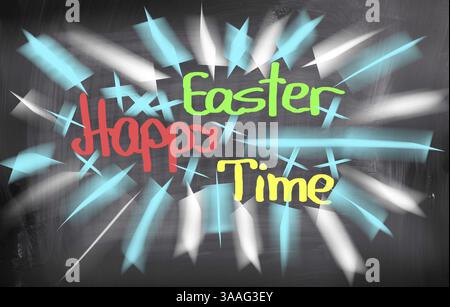 Happy Easter Concept Stock Photo