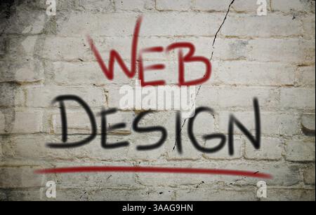 Web Design Concept Stock Photo
