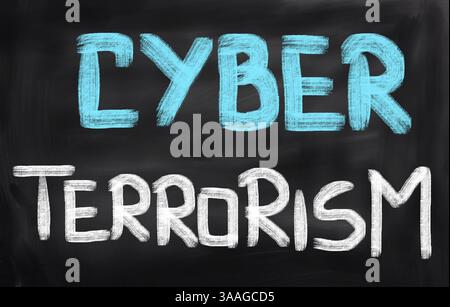 Cyber Terrorism Concept Stock Photo