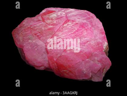 Corundum var. ruby, Myanmar (Burma) Stock Photo