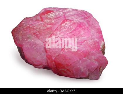 Corundum var. ruby, Myanmar (Burma) Stock Photo