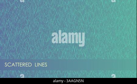 Horizontal gradient wavy abstract background with green noisy stripes, cover, site presentation in HD format. UI template layout for web design of int Stock Vector