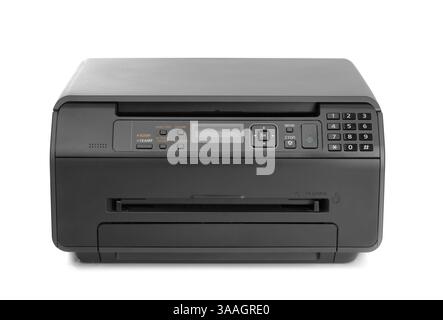 MFP with telephone keypad. Isolate on white background Stock Photo
