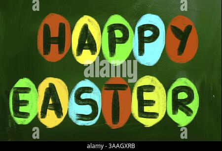 Happy Easter Concept Stock Photo