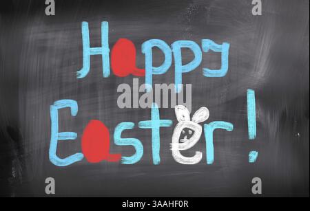 Happy Easter Concept Stock Photo