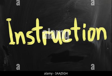 Business ideas handwritten with white chalk on a blackboard Stock Photo