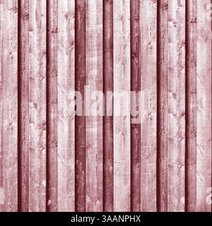 Vertical wooden planks forming rustic red background texture Stock Photo