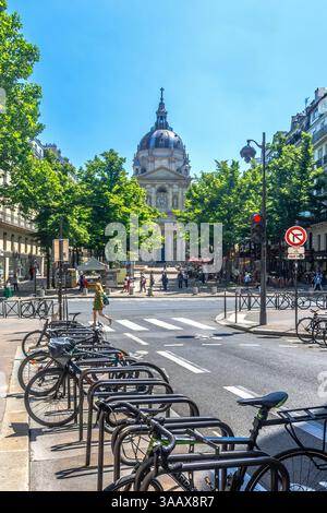The Chapel of Sainte Ursule de la Sorbonne, also known as the Sorbonne Chapel - Paris, France. Stock Photo