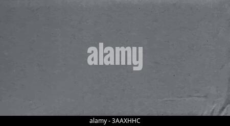 Crumpled horizontal cardboard texture. Abstract grey background with cement and concrete texture. Vector illustration of a kraft sheet or torn antique Stock Vector