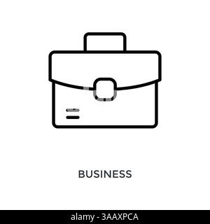 Business Icon Outline Style. Vector Illustration For Graphic Design Stock Vector