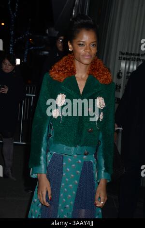 NEW YORK, NY - FEBRUARY 13: Guest attend the screening of Marvel Studios' 'Black Panther' hosted by The Cinema Society with Ravage Wines and Synchrony at Museum of Modern Art on February 13, 2018 in New York City...People:  Guest. (Credit Image: © SMG via ZUMA Wire) Stock Photo