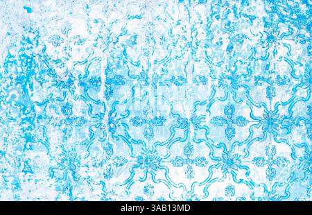 Blue and white retro texture. Nice vintage background. Stock Photo