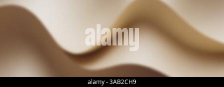 Abstract image featuring flowing beige curves, creating a smooth and elegant visual. Perfect for background or design. Stock Photo