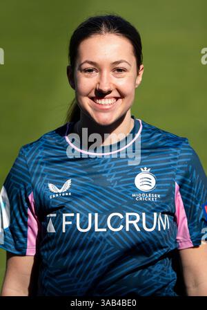 Lauren Turner during a photocall at Lord's Cricket Ground, London