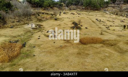 Aerial photos view of South Korea island Stock Photo - Alamy