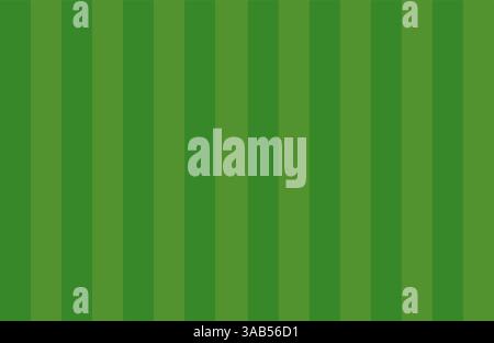 Seamless green turf texture for soccer and baseball. Playground lawn with top-view grass. Flat vector illustration isolated on white background. Stock Vector