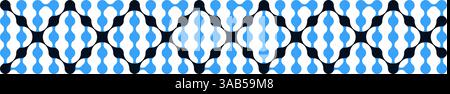 Metaball connect pattern. Technology bubbles and liquid graphic shapes. Flat vector illustration isolated on white background. Stock Vector