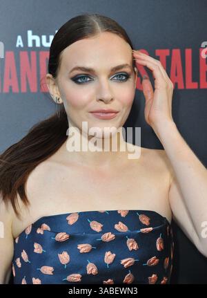 HOLLYWOOD, CA - APRIL 25: Madeline Brewer attends the premiere of Hulu