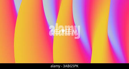 Abstract background with dynamic effect. Optical illusion of distortion of space. Modern pattern. 3d vector illustration for design. Stock Vector