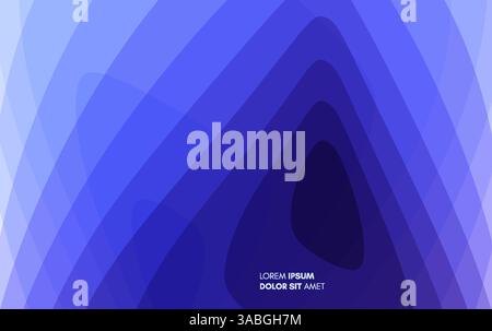 Geometrical background with triangles. Structure of the corridor in çerspective. 3D vector illustration. Stock Vector