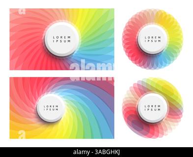 Transparent ring. Circle shape.Abstract background with dynamic effect. Rotation and swirling movement. 3d motion vector Illustration for advertising, Stock Vector