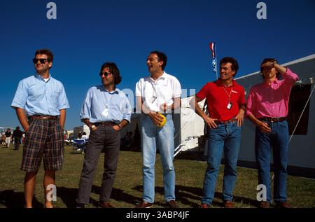 Photo A.012773 EDDIE IRWINE NICOLA LARINI MICHAEL SCHUMACHER FERRARI