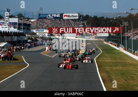 Ayrton Senna, F1 Japan GP 1992, Suzuka, Mc Laren Stock Photo