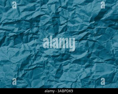 An indigo texture background. Crumpled paper. Close up. Stock Photo