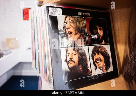 The beatles let it be album cover hi-res stock photography