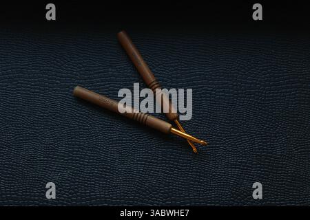 Crochet Hook Stock Photo
