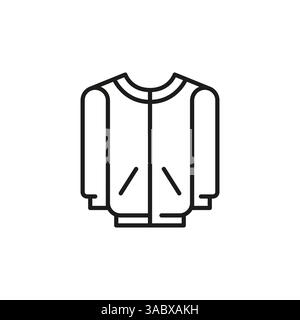 Baseball jacket icon Stock Vector