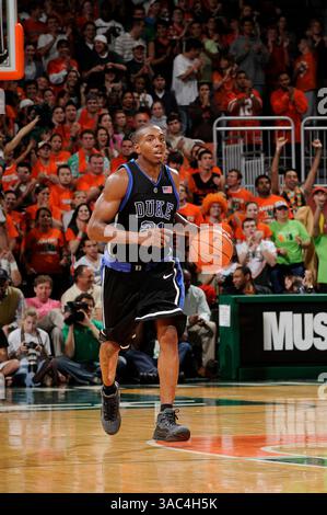 CORAL GABLES, FL - FEBRUARY 21: Miami infielder Jailen Watkins (41 ...