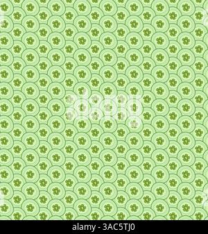 Sliced cucumber closeup with seeds seamless pattern. Vector flat art for food design, recipe, cook book, packages, menu, food ads and decor Eat green Stock Vector