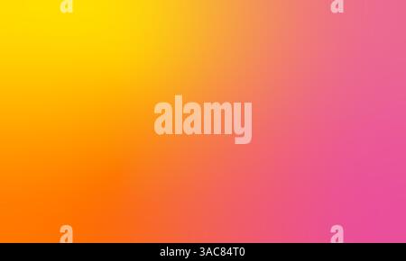A colorful abstract gradient background transitioning from bright yellow to warm orange and soft pink, creating a smooth and energetic design. . Stock Photo