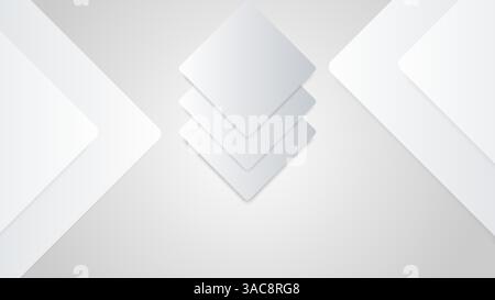 Abstract modern geometric rectangle shape Background, Digital technology futuristic concept. vector illustration Stock Vector