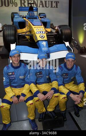 les pilotes de F1 italien Jarno Trulli et espagnol Fernando Alonso
