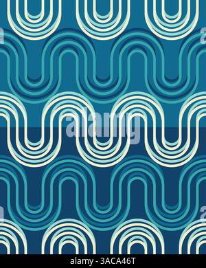 Vector seamless pattern. Simple geometrical design. Abstract background for textile, wrapper and wallpaper. Stock Vector