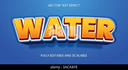 editable-cartoon-text-effect-comic-font-style Stock Vector