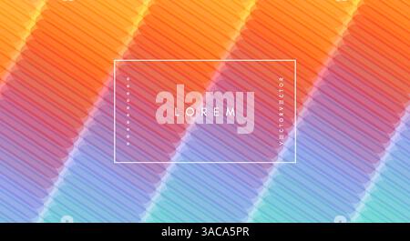 Abstract background with dynamic effect. Modern screen design for mobile app and web. 3d vector illustration for brochure, banner, flyer or presentati Stock Vector