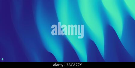 Abstract wavy background for banner, flyer and poster. Dynamic effect. Vector illustration. Cover design template. Can be used for advertising, market Stock Vector
