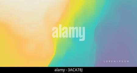 Abstract background with dynamic effect. Creative design poster with vibrant gradients. Vector illustration for advertising, marketing, presentation. Stock Vector