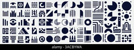 Abstract Geometric Pattern Background Modern Minimalist Vector Design. Stock Vector