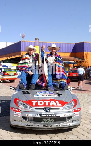 Corona Ralla Corona Rally Mexico, .Leon, Mexico. April 25-28, 2002..A local farmer ...