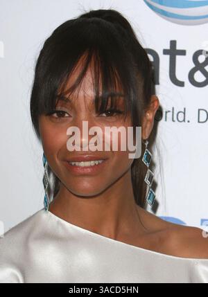 Apr 26, 2008 - Hollywood, California, USA - ZOE SALDANA at the 19th Annual GLAAD Media Awards held at the Kodak theatre.. (Credit Image: Stock Photo