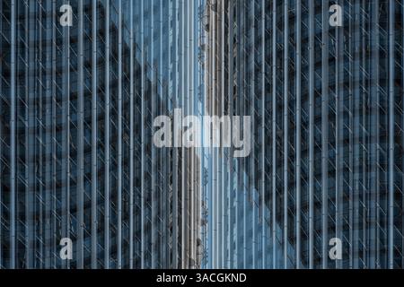 Abstract Technological Background with Symmetrical Patterns, Sleek Futuristic Design Showcasing a Tunnel-Like Fractal Illusion Stock Photo