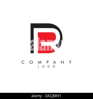 Letters dr, rd Company logo design icon vector Stock Vector