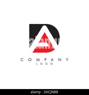 Letter da, ad Company logo deign icon vector Stock Vector